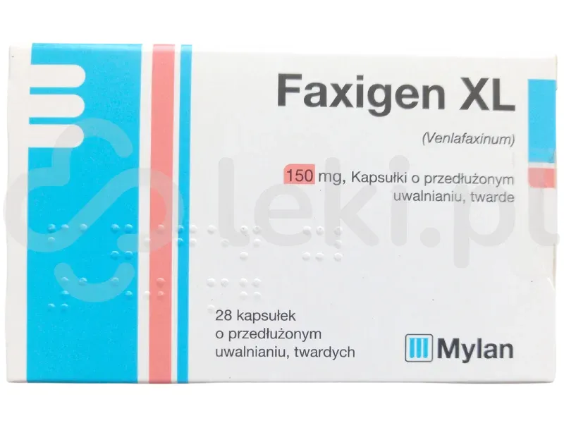 Faxigen xl 150 mg capsules, extended release, hard