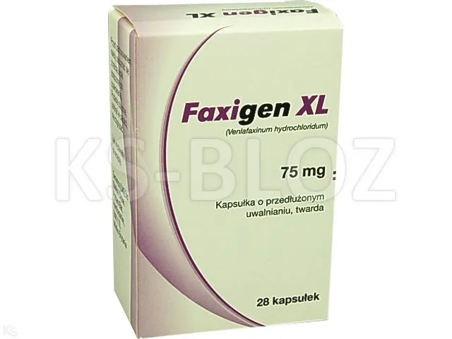 Факсиген xl 75 мг капсулы, с пролонгированным высвобождением, твердые
