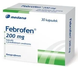 Febrofen capsules, extended release