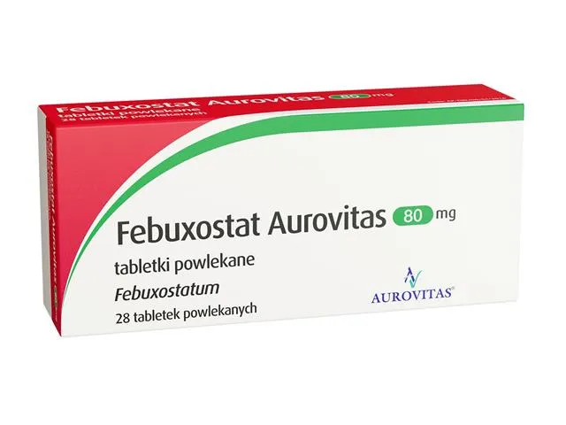 Febuxostat Aurovitas comprimidos recubiertos