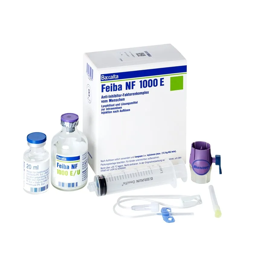 Feiba NF polvo y disolvente para preparación de solución para inyección