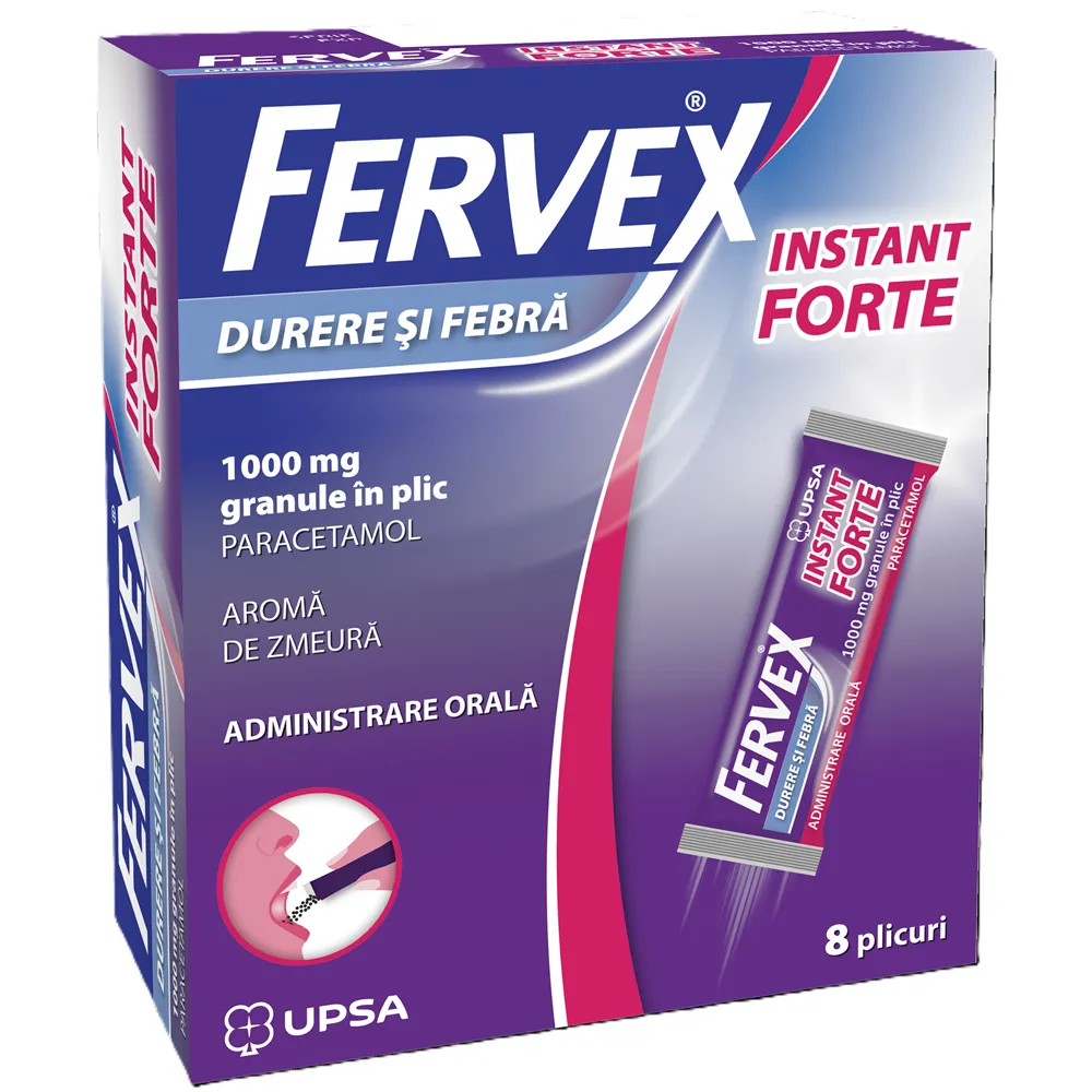 Fervex pain and fever instant forte granules in sachet