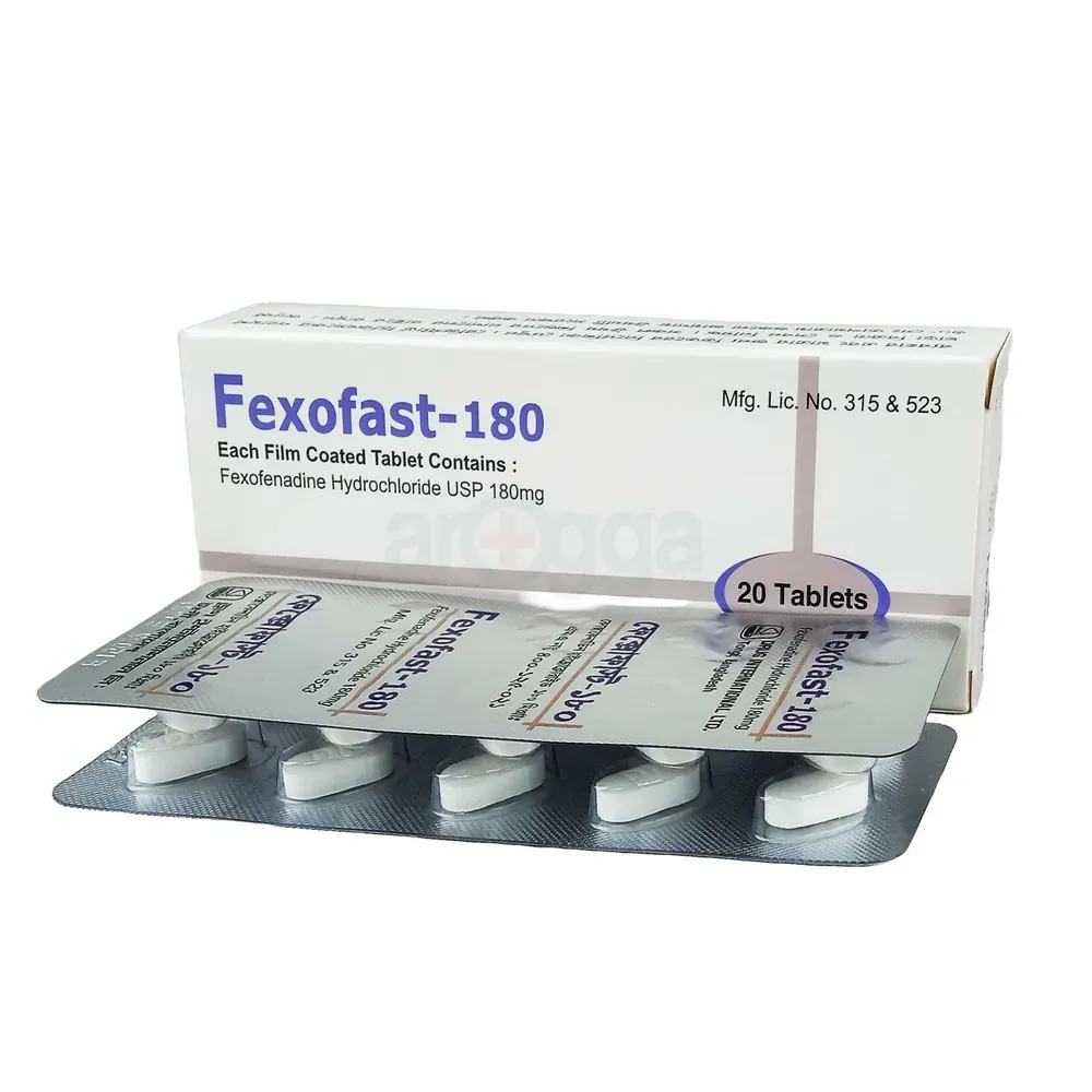 Fexofast 180 mg comprimidos recubiertos