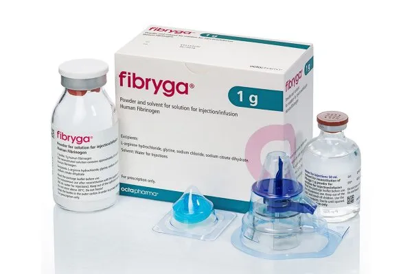 Fibryga polvere e solvente per soluzione per iniezione e infusione