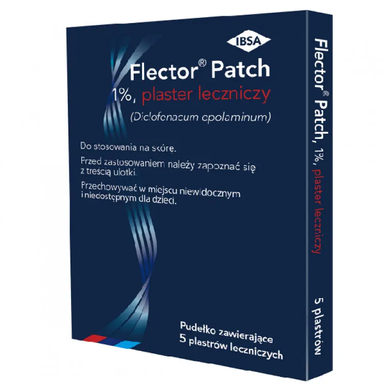 Flector patch plaster, medicinal