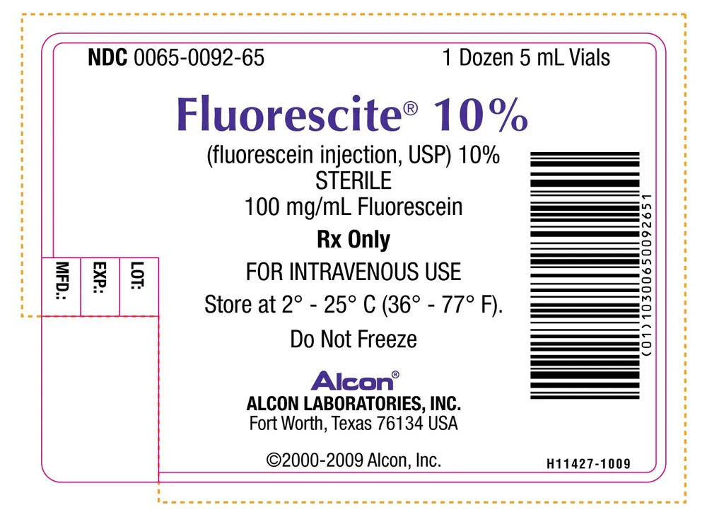 Fluorescite 100 mg/ml solución inyectable solución para inyección