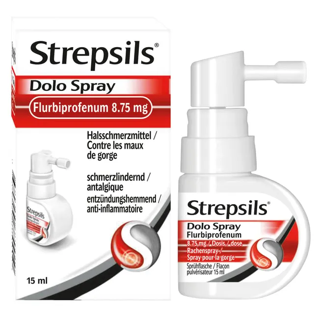Flurbiprofen farmak aerosol, oral solution