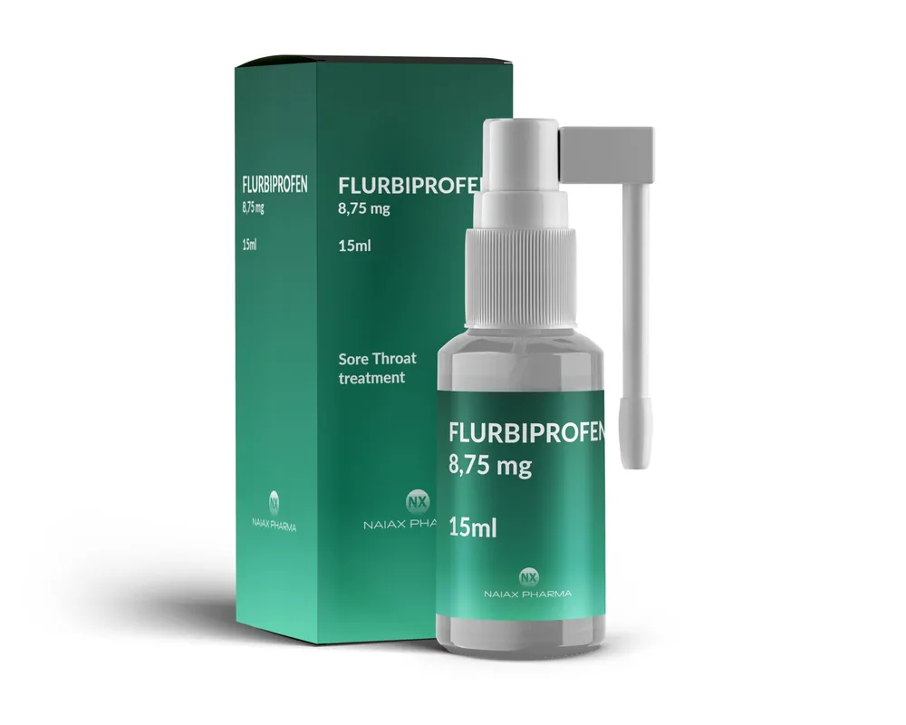 Flurbiprofeno Naiax soluzione per aerosol orale