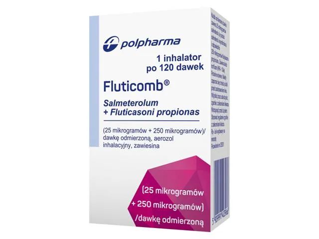 Fluticomb aerosol, inhalación, suspensión