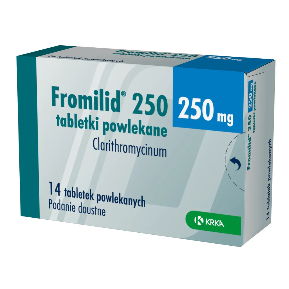Fromilid 250 tablets, film-coated