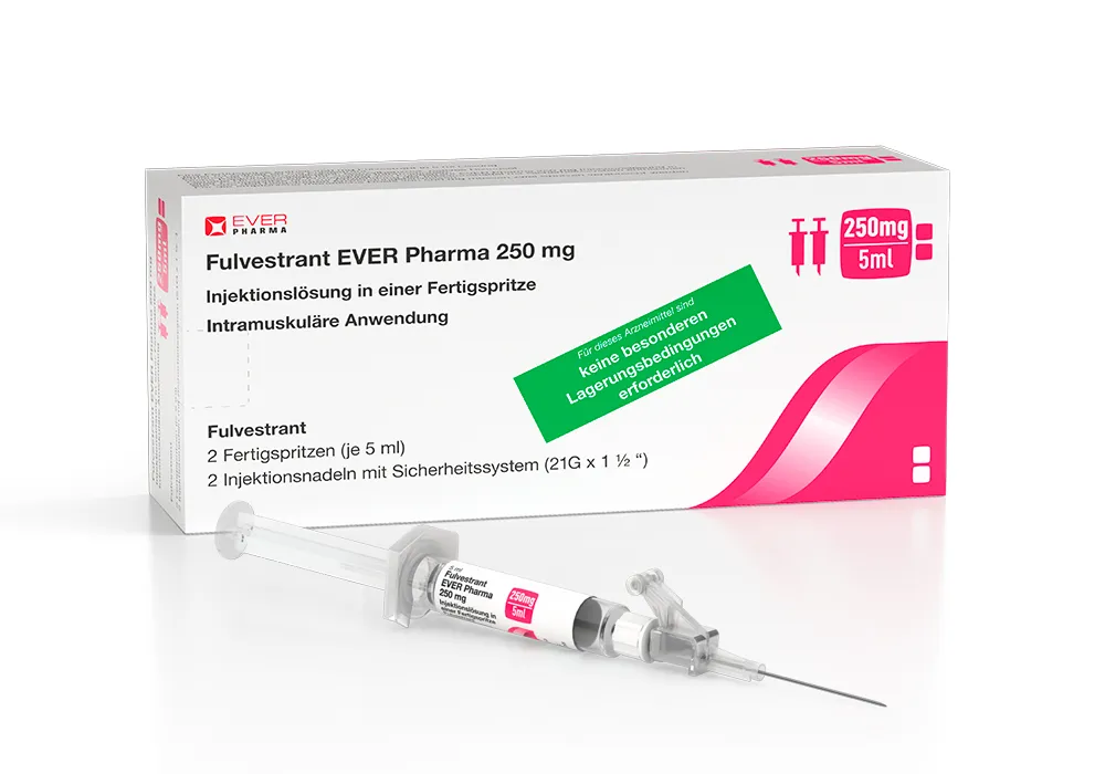 Fulvestranto Ever Pharma solución para inyección en jeringa precargada