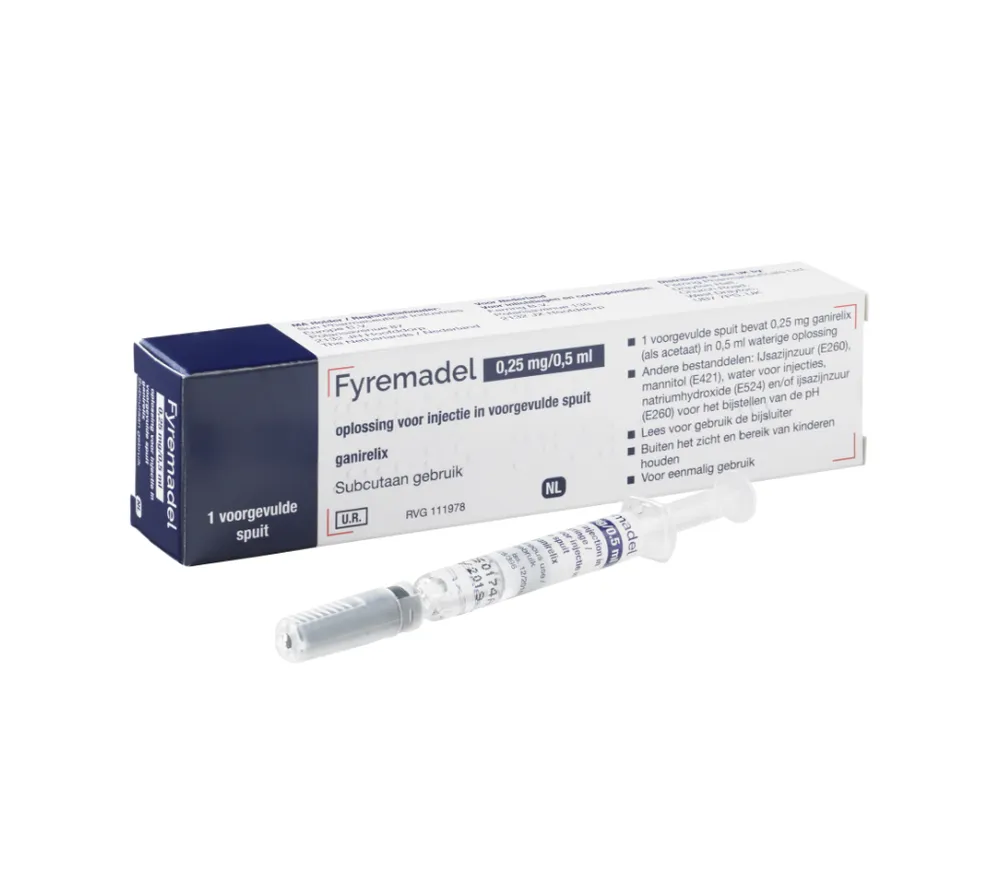 Fyremadel solución para inyección en jeringa precargada