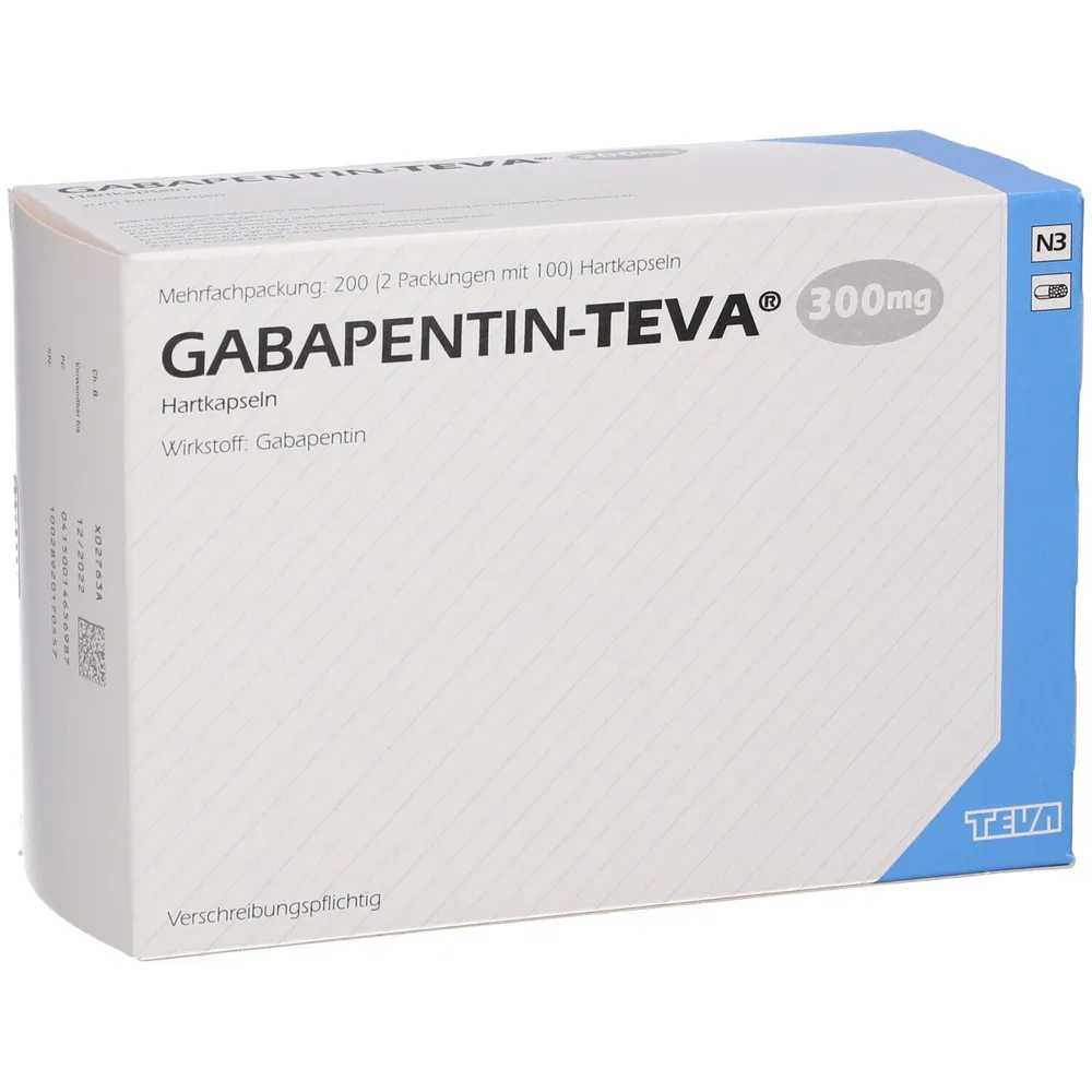Gabapentina Teva cápsulas, duras