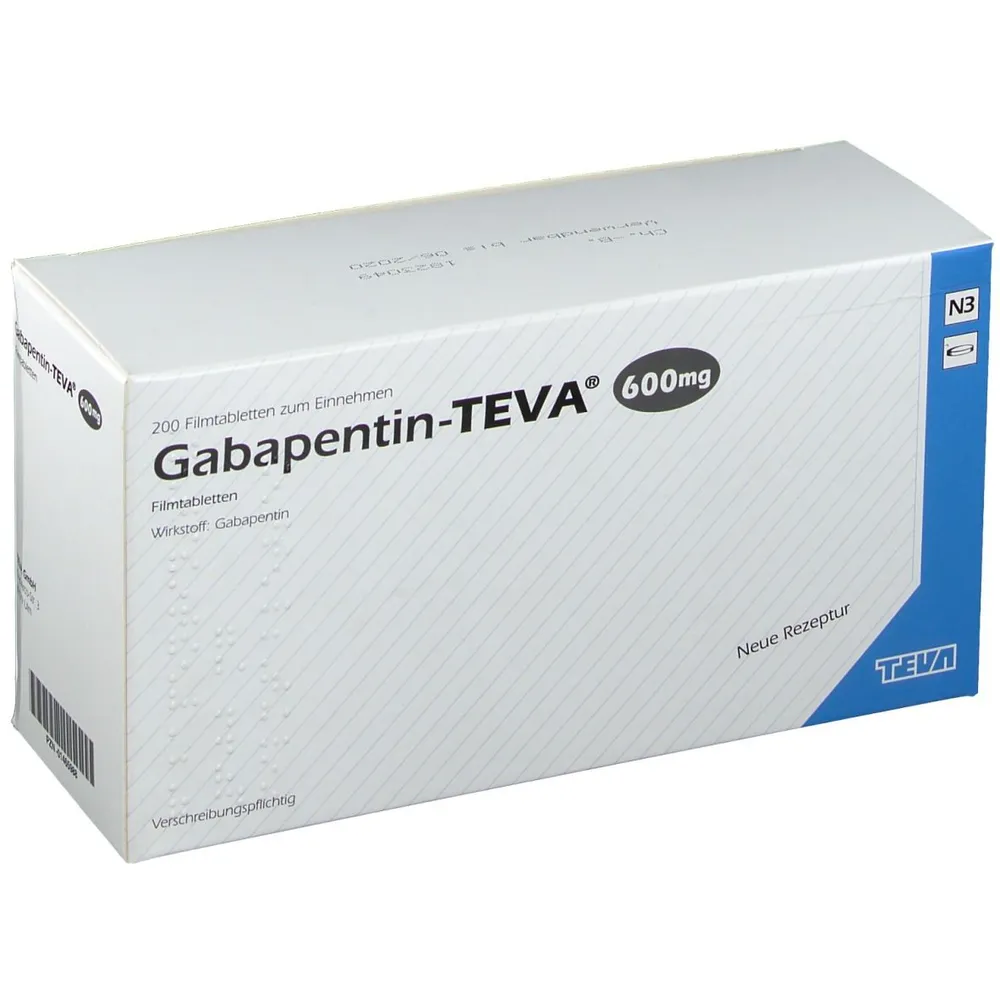 Gabapentina Teva comprimidos recubiertos
