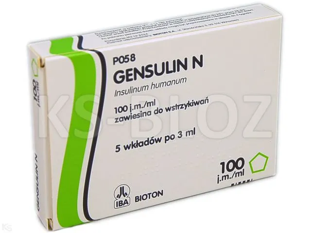 Gensulin N suspensión para inyección