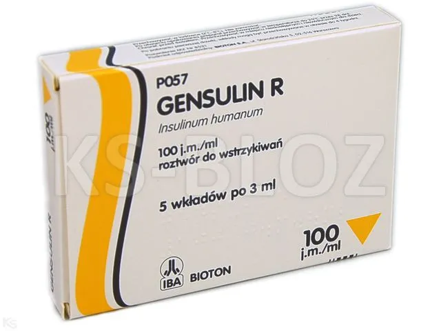 Gensulin R soluzione per iniezione