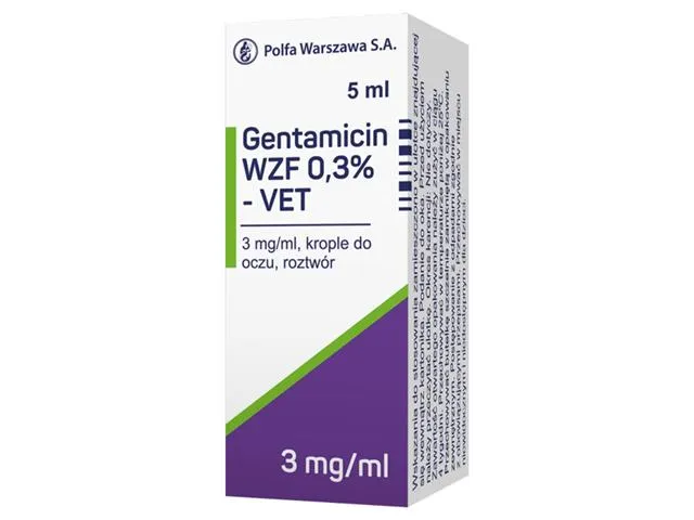 Gentamicin wzf 0,3% drops, ophthalmic solution