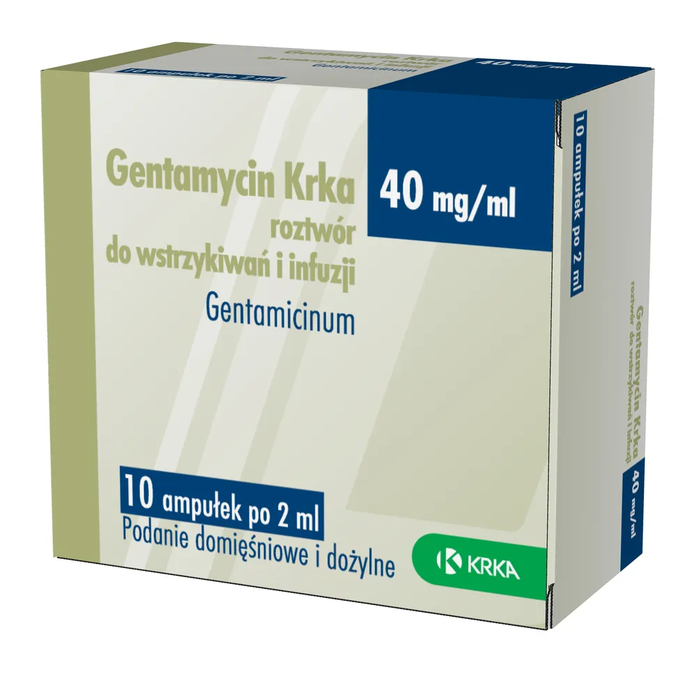 Gentamicin krka solution for injection and infusion
