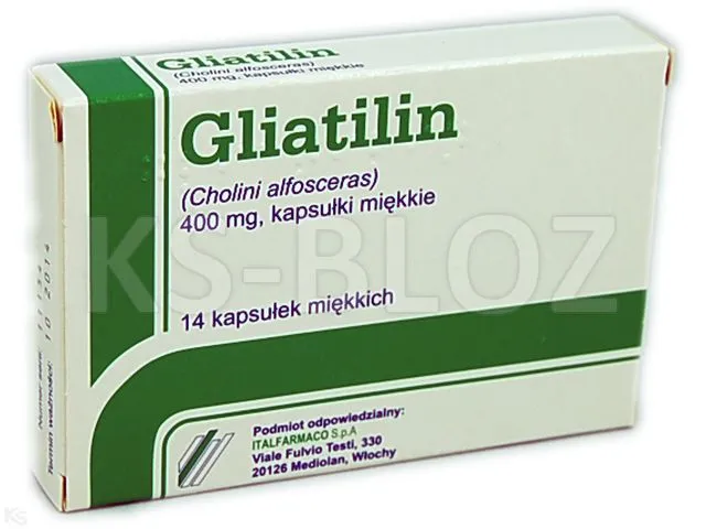 Gliatilin capsules, soft gelatin