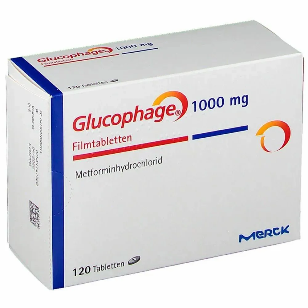 Glucophage 1000 mg tablets, film-coated