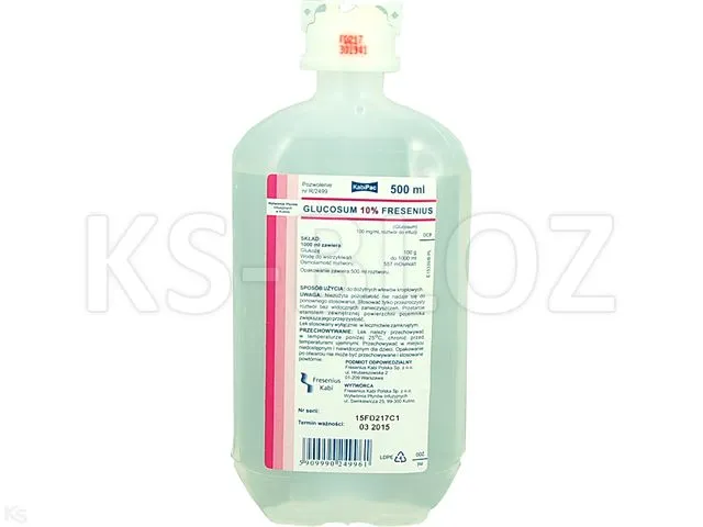 Glucose 10% fresenius solution for infusion