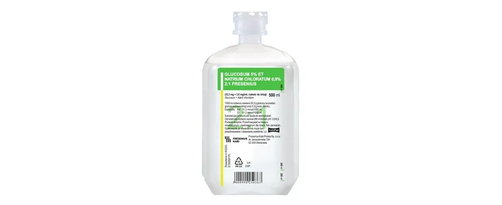 Glucose 5% and sodium chloride 0,9% (2:1) fresenius solution for infusion