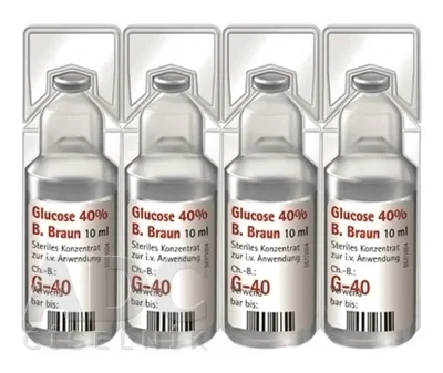 Glucosa 40 Braun solución para infusión