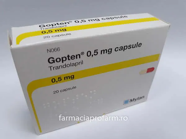 Gopten 0,5 cápsulas, duras