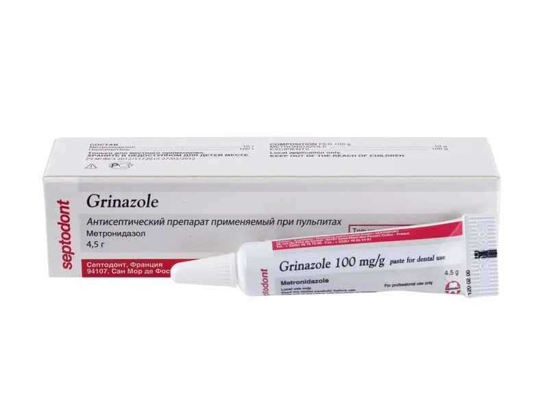Grinazole pasta dentifricia