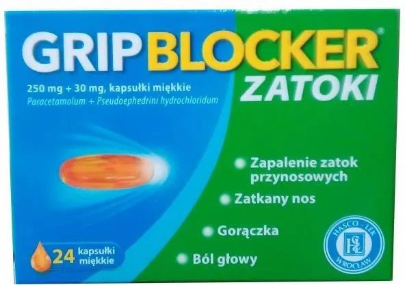 Грипблокер затоки капсулы, мягкие желатиновые