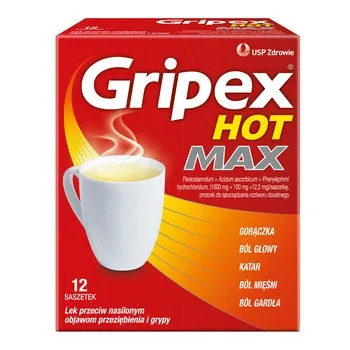 Gripex hot max powder for preparation of oral solution