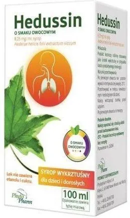 Hedussin with fruit flavor syrup