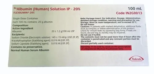 Human albumin 50 g/l takeda solution for infusion