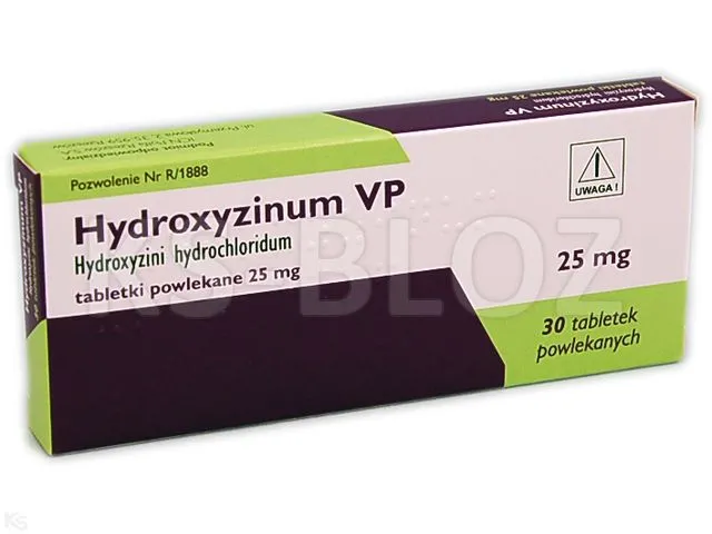 Гидроксизин vp таблетки, покрытые оболочкой