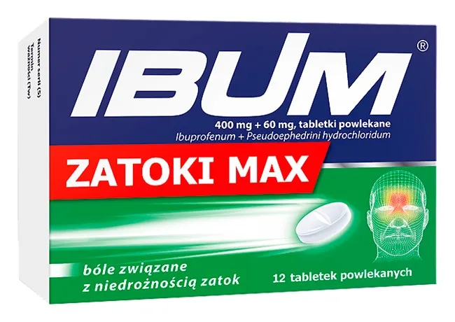 Ibum Zatoki Max compresse, rivestite con film