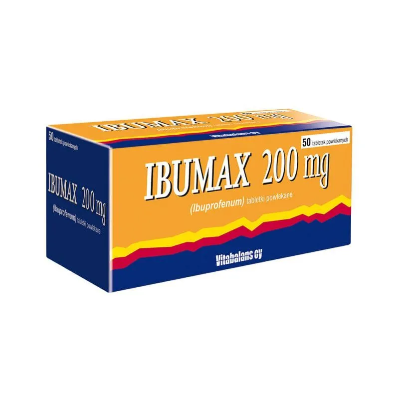 Ibumax 200 mg tablets, film-coated
