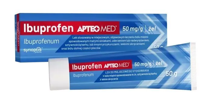 Ibuprofen apteo med gel