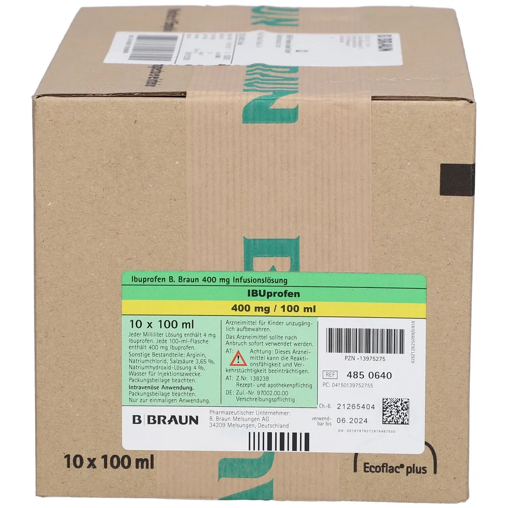 Ibuprofeno B. Braun soluzione per infusione