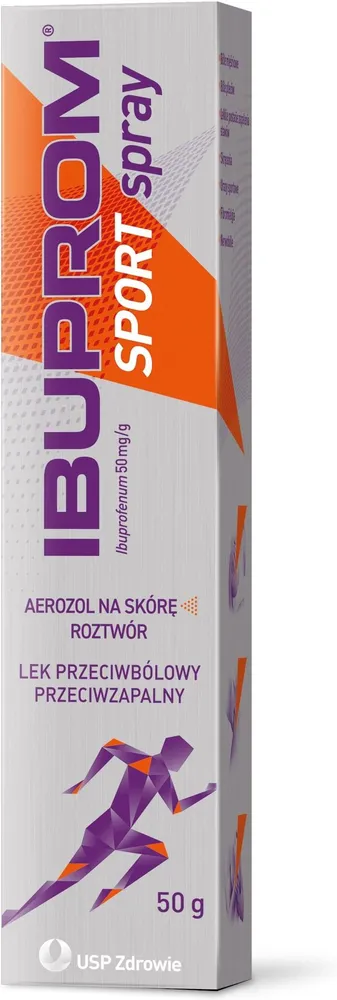 Ibuprom Sport spray aerozol, do skóry, roztwór