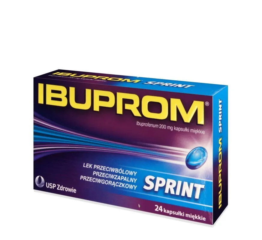 Ibuprom Sprint kapsułki, miękkie
