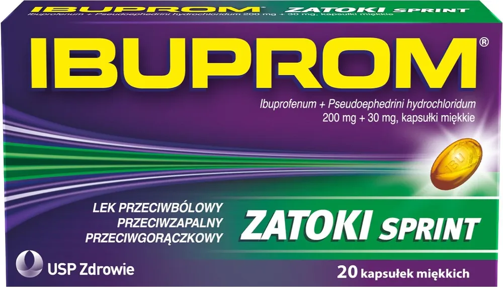 Ibuprom zatoki sprint capsules, soft gelatin