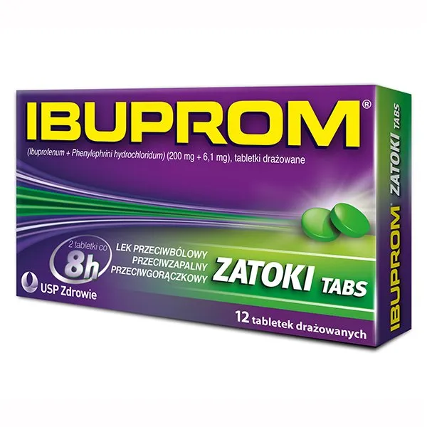 Ibuprom Zatoki comprimidos compresse, effervescenti