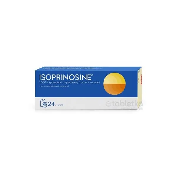 Isoprinosine polvo para preparación de solución oral, en sobre