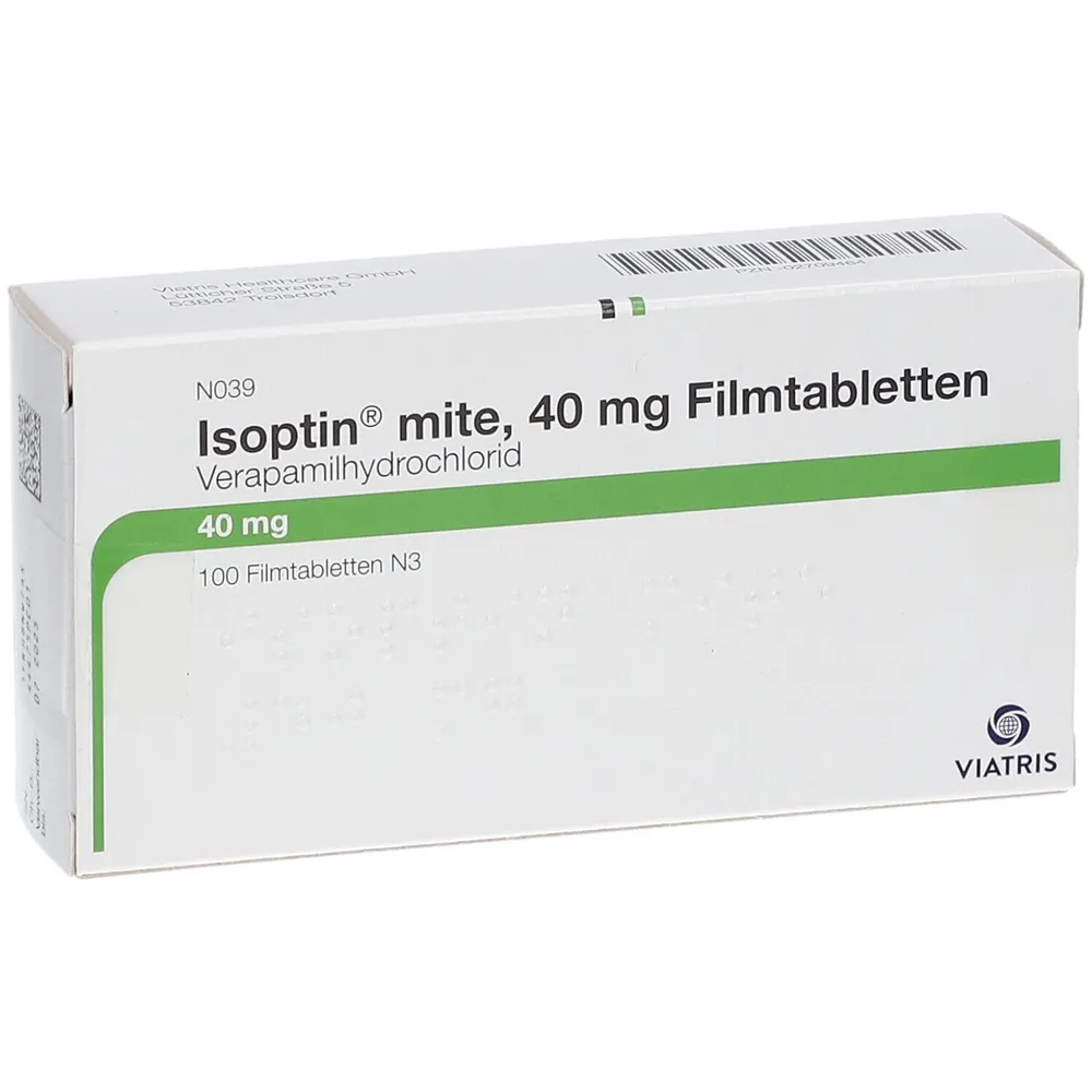 Isoptin 40 tablets, film-coated