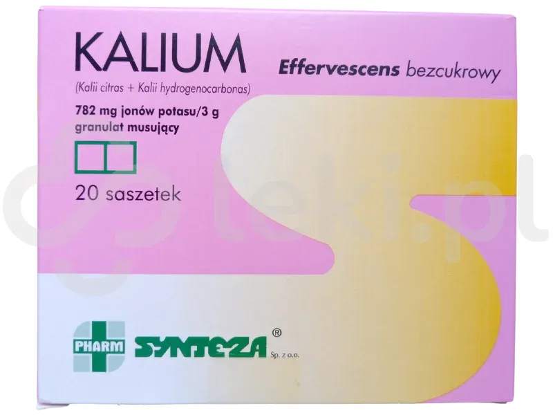 Potassium effervescens sugar-free granules, effervescent