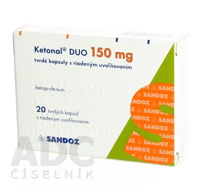 Ketonal duo capsules, extended release, hard