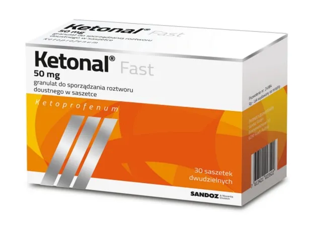 Ketonal fast solution for oral use, granules