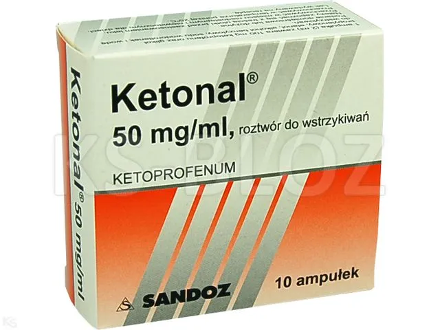 Ketonal solution for injection for infusion