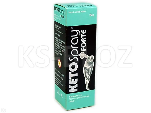 Ketospray Forte aerozol, do skóry, roztwór