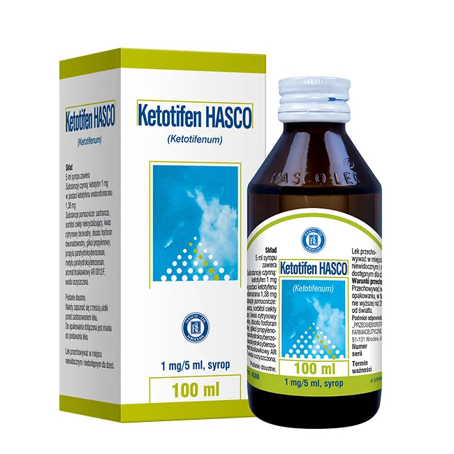 Ketotifeno Hasco jarabe